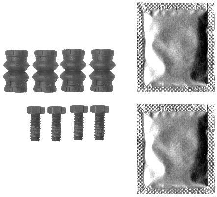 HELLA PAGID Направляющая гильза, корпус скобы тормоза 8DZ 355 201-621